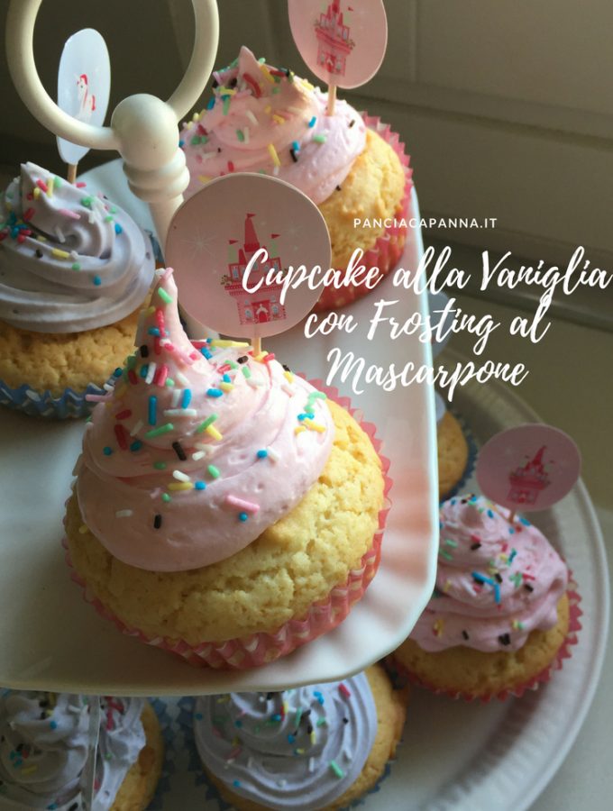 Cupcake alla Vaniglia con Frosting al mascarpone