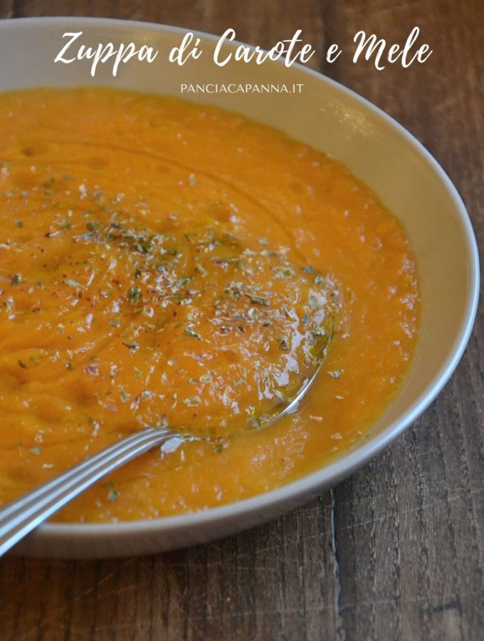 Zuppa di carote e mele